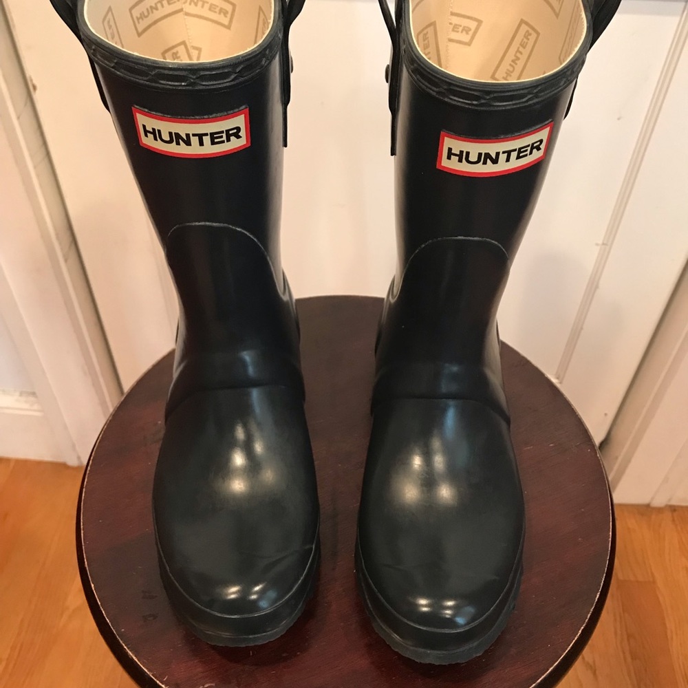 Hunter Boots dark blue size 5/6
